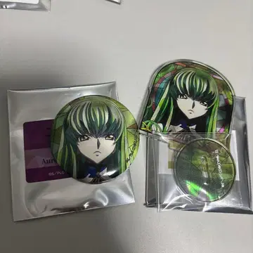 코드기어스 애니메이트 Aure Glass 캔뱃지 아크릴 스탠드 C.C.