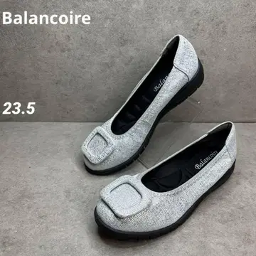 미사용 새상품! 블랑코와르 플랫슈즈 발레 슈즈 경량 실버