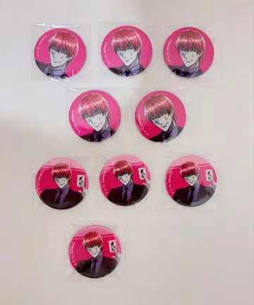 HUNTER x HUNTER 애니메이트 페어 히소카 캔뱃지 9점 세트