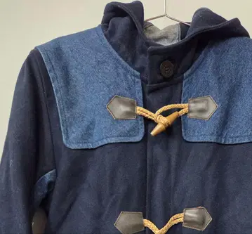 EDWIN 에드윈 더플 코트 네이비 데님