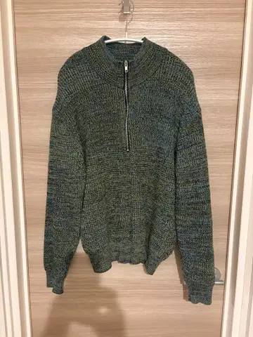 JACKPOT 하프 지퍼 니트 스웨터