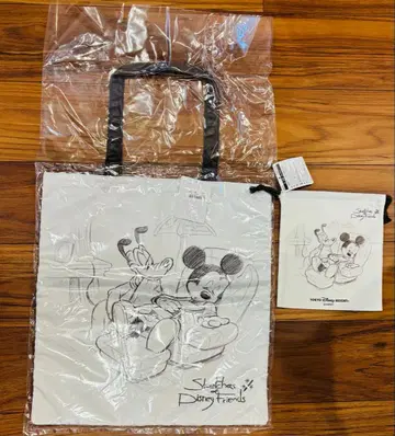 스케치 오브 디즈니 프렌즈 토트백 복조리 세트