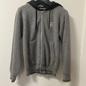 [ 택 포함 ] 그레이 울 풀 집업 후드티