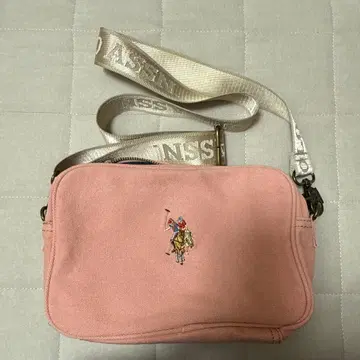 U.S. POLO ASSN. 핑크 숄더백