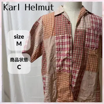 [ Karl Helmut ] 반팔 셔츠 오픈 카라 셔츠