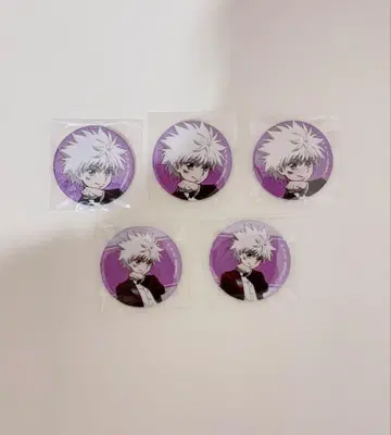 HUNTER x HUNTER 키루아 애니메이트 페어 캔뱃지 5종 세트