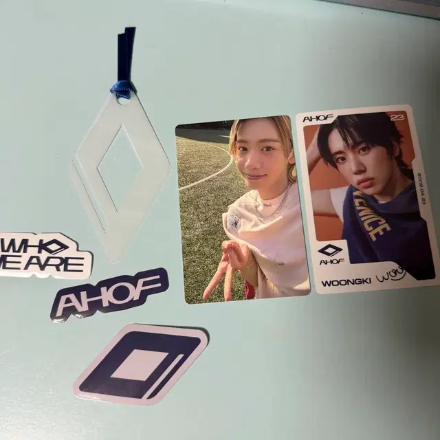 AHOF 장슈아이보 웅기 앨범포카 스티커