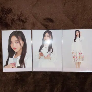 노기자카46 브로마이드 이노우에 와카 포인트 꽃무늬 원피스 컴프