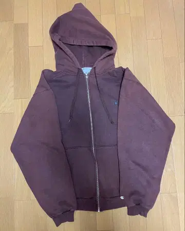 Champion 브라운 슈퍼 후디 후드티