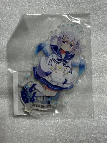 주문토끼 아크릴 스탠드 TAKE OUT BLUE BIRD 치노