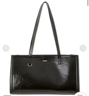 FURFUR 와이드 토트백 블랙