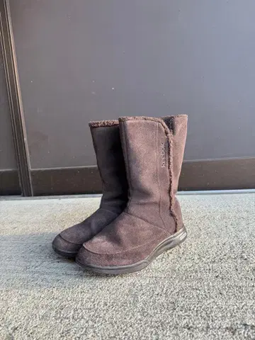 EASYTONE 다크 브라운 롱 부츠