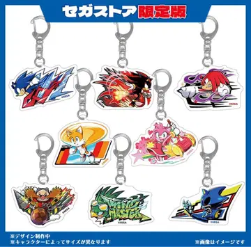 소닉 레이싱 크로스 월드 오리지널 아크릴 키링