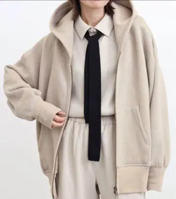 AMERICANA/아메리카나 와이드 풀집 후디