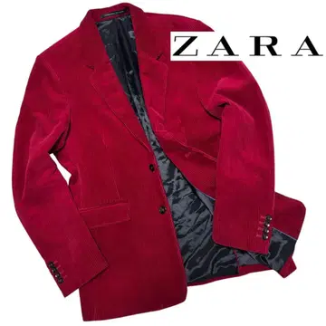 새상품급 ZARA 자라 코듀로이 테일러드 자켓 2버튼 38 M