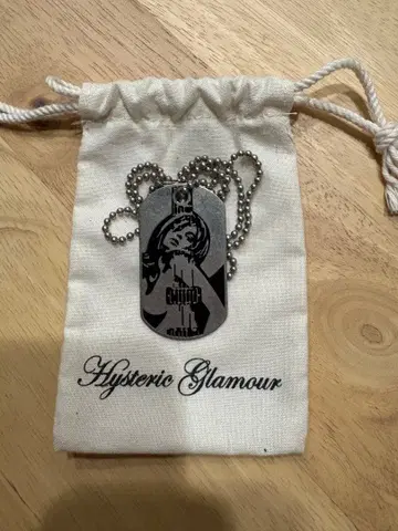 Hysteric Glamour 도그 택 목걸이