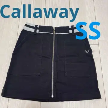 Callaway 캘러웨이 골프 스커트 풀 집업 블랙
