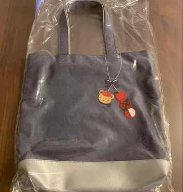 패밀리아 VIP 커스터마이즈 토트백 한정품 네이비 x 빨간색 체크