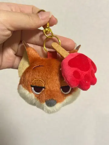 주토피아 닉 주디 키링 키체인