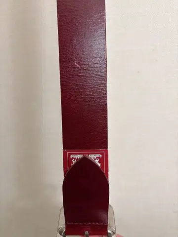 Levi's 버건디 가죽 벨트