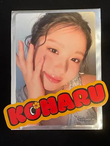 HANA 랜덤 포토 카드 스티커 세트 koharu