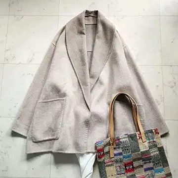 새상품급 레리움 리버 코트 라이트 리버 2way 넉넉한 사이즈 베이지