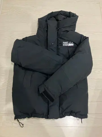 퍼스트 다운 블랙 다운 자켓 스몰