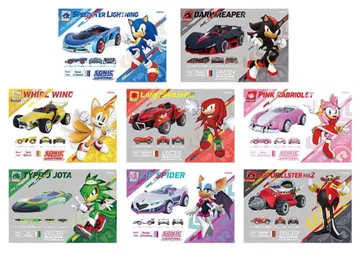 세가 스토어 특전 엽서 세트 소닉 레이싱 크로스 월드