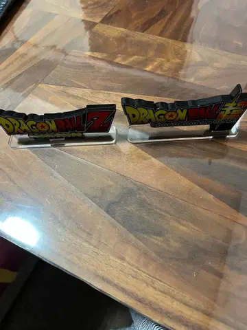 드래곤볼Z 슈퍼 아크릴 로고 스탠드 세트