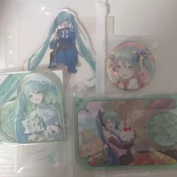 프로세카 하츠네 미쿠 아크릴 스탠드 캔뱃지 묶음 판매