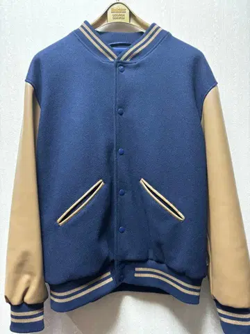 어반 리서치 SONNY LABEL 바시티 자켓 네이비/베이지