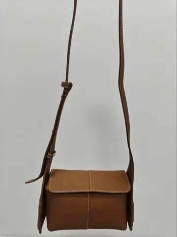 Songmont 브라운 숄더백 레더풍