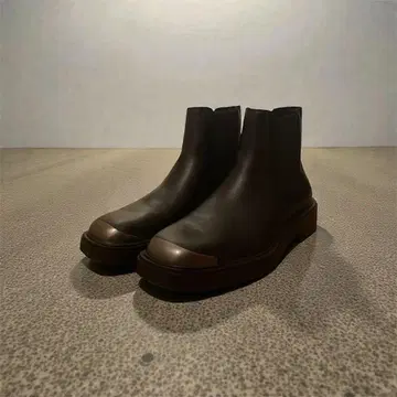 zara 사이드 고어 부츠 가죽 블랙