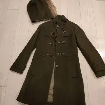 루소크 더플 코트 올리브색