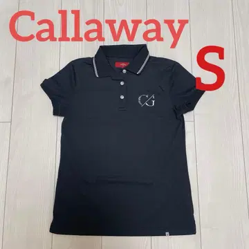 [ 새상품급 ] 캘러웨이 골프 반팔 피케 셔츠 블랙 여성용 S