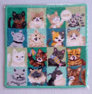 FEILER 러브러리 타월 손수건 룩! 마이캣 미개봉