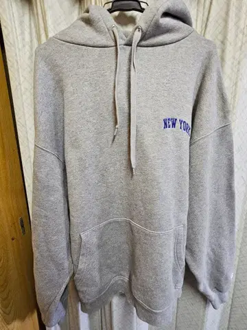 Champion NEW YORK 후드티 그레이 XL