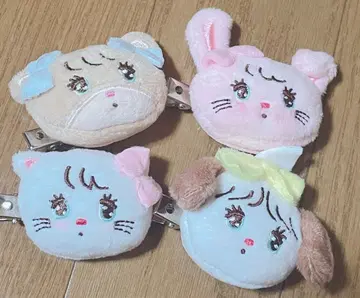 mikko 캐릭터즈 앞머리 클립 4개 세트 미사용