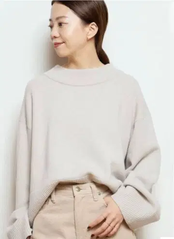 Deuxieme Classe/미들 게이지 풀오버/화이트 C