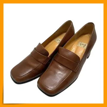 [ 새상품급 ] 잉그 (23) 펌프스 스퀘어토 가죽 천연 가죽