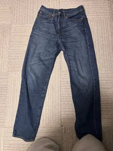 다크 블루 스트레이트 데님