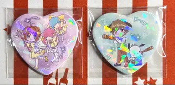 카드캡터 사쿠라 산리오 캔뱃지 키노모토 사쿠라 리 샤오랑