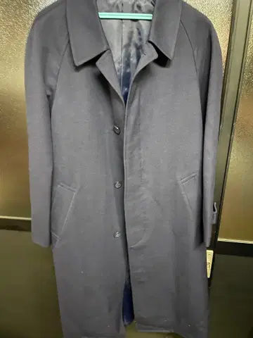 네이비 체스터 코트