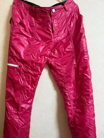 Kappa 여성용 팬츠 사이즈 11 핑크 바람막이 충전솜