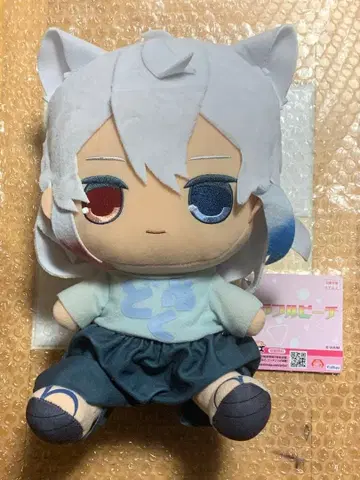 컬러풀 피치 앉아있는 BIG 봉제 인형 도누쿠