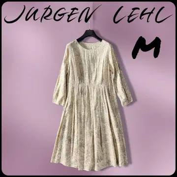 JURGEN LEHL (요건 레일)의 실크 100% 원피스 M