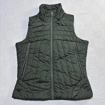 MERRELL 머렐 여성용 다크 그레이 퀼팅 슬리브리스 베스트 M