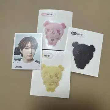 nct wish 사쿠야 ID 사진 스티커 핑크 color