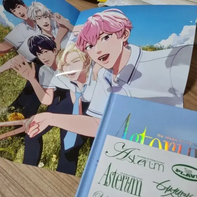 플레이브 6여름 앨범 + 포스터 스티커