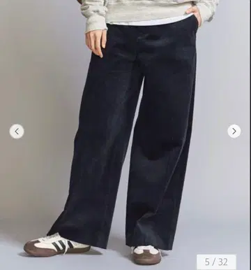 BEAUTY&YOUTH 코듀로이 와이드 스트레이트 팬츠